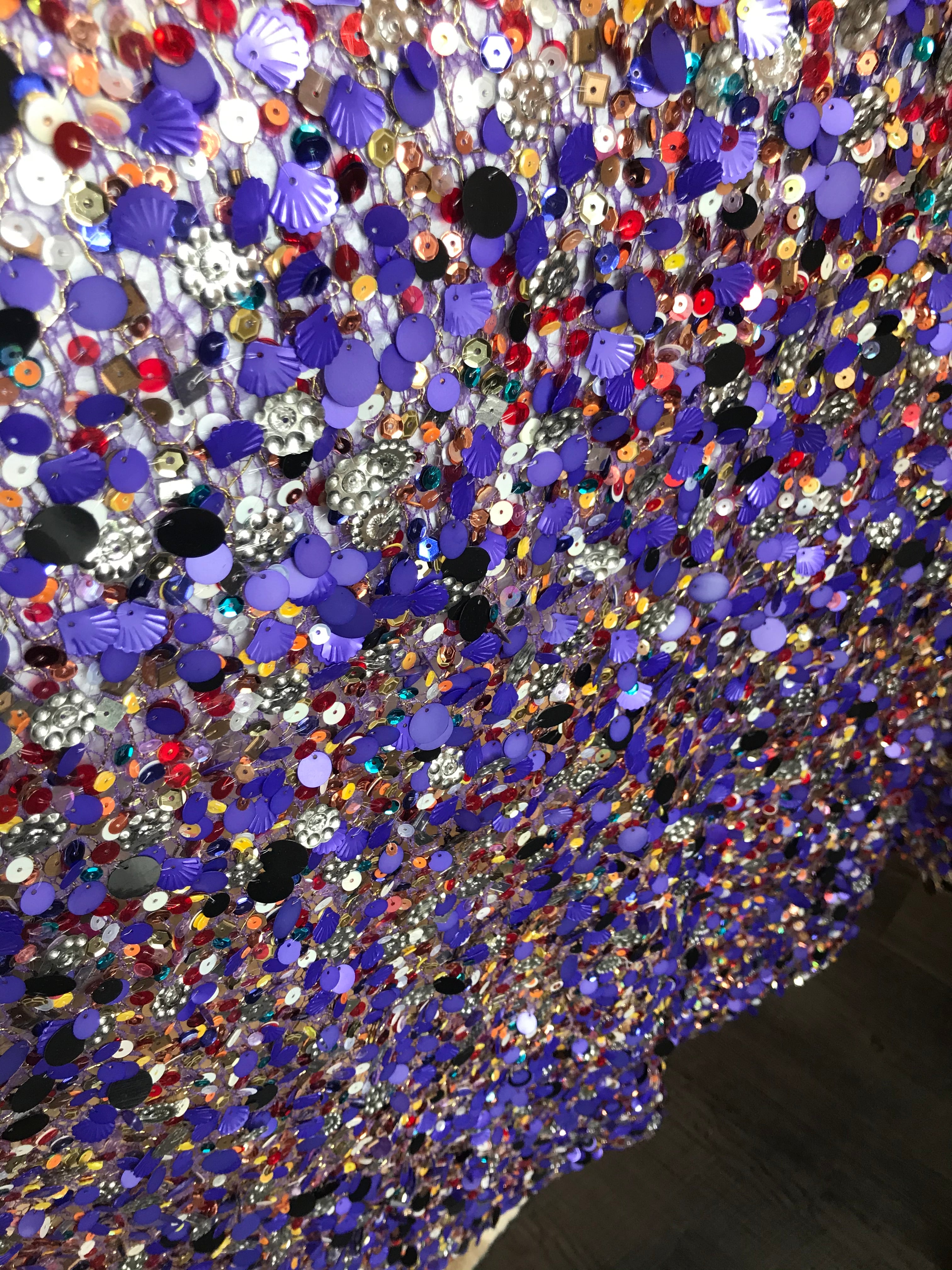 Multicolor Sequins- Purple- 39