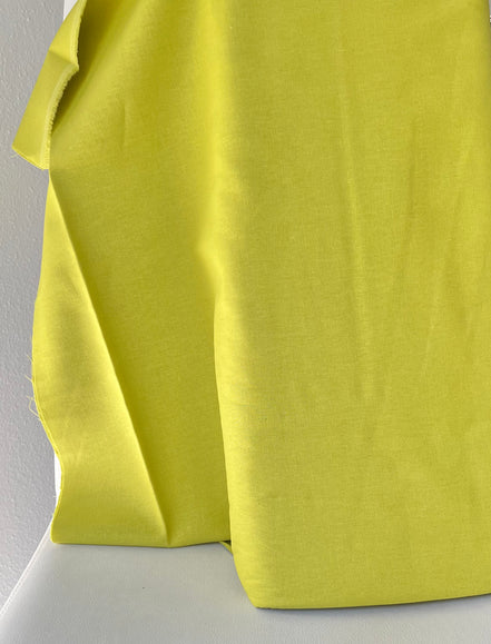 Chartreuse Green "Pear" Brussels Washer Linen- Rayon Blend Fabric- 52" Wide