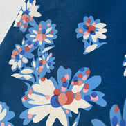 Optic Floral (B)- Blue- Liberty Tana Lawn