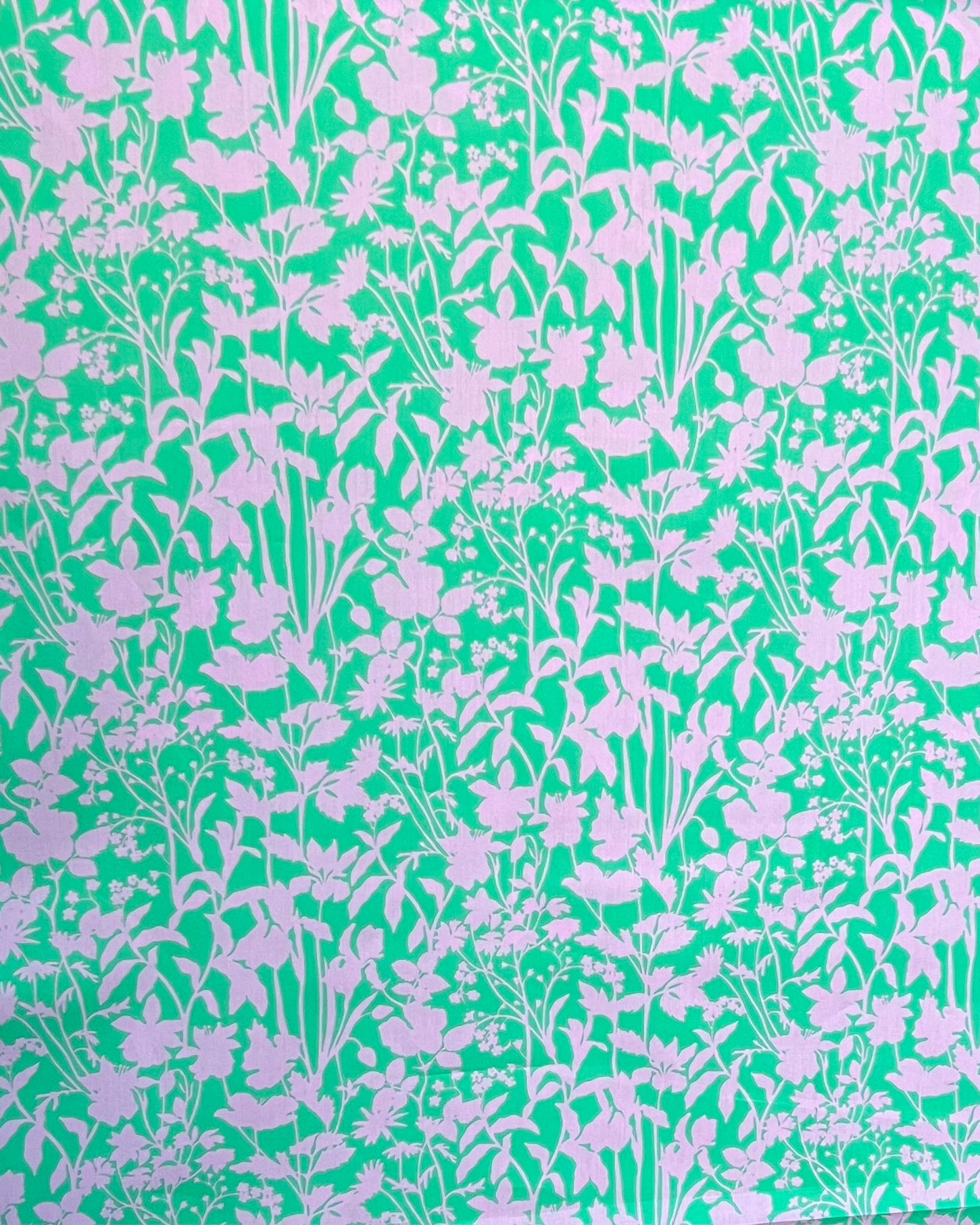 Ophelia’s Silhouette (A)- Green- Liberty Tana Lawn