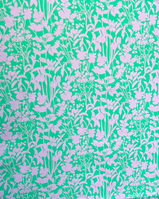 Ophelia’s Silhouette (A)- Green- Liberty Tana Lawn