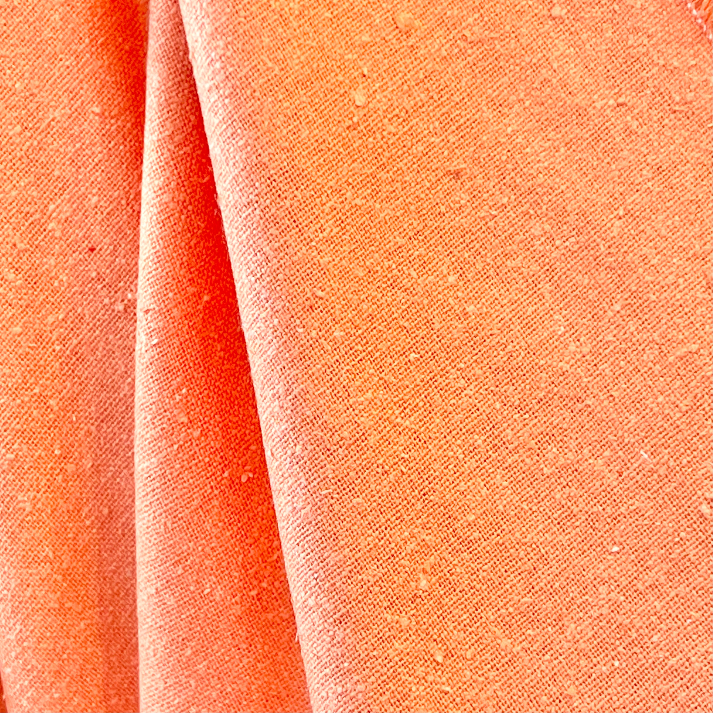 Coral or Orange Silk Noil- 45