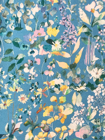 Liberty Felda- Light Blue Belgravia Silk Satin- 54” Wide