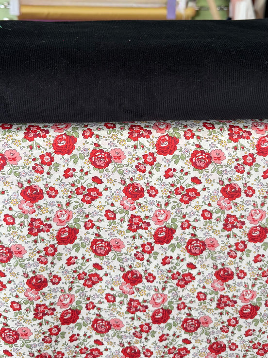 Liberty London- “Felicite" Tana Lawn Cotton- 54” - Red, Green