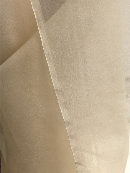 Light Beige/ Nude/ Sand Silk Organza 54" Wide (1115)
