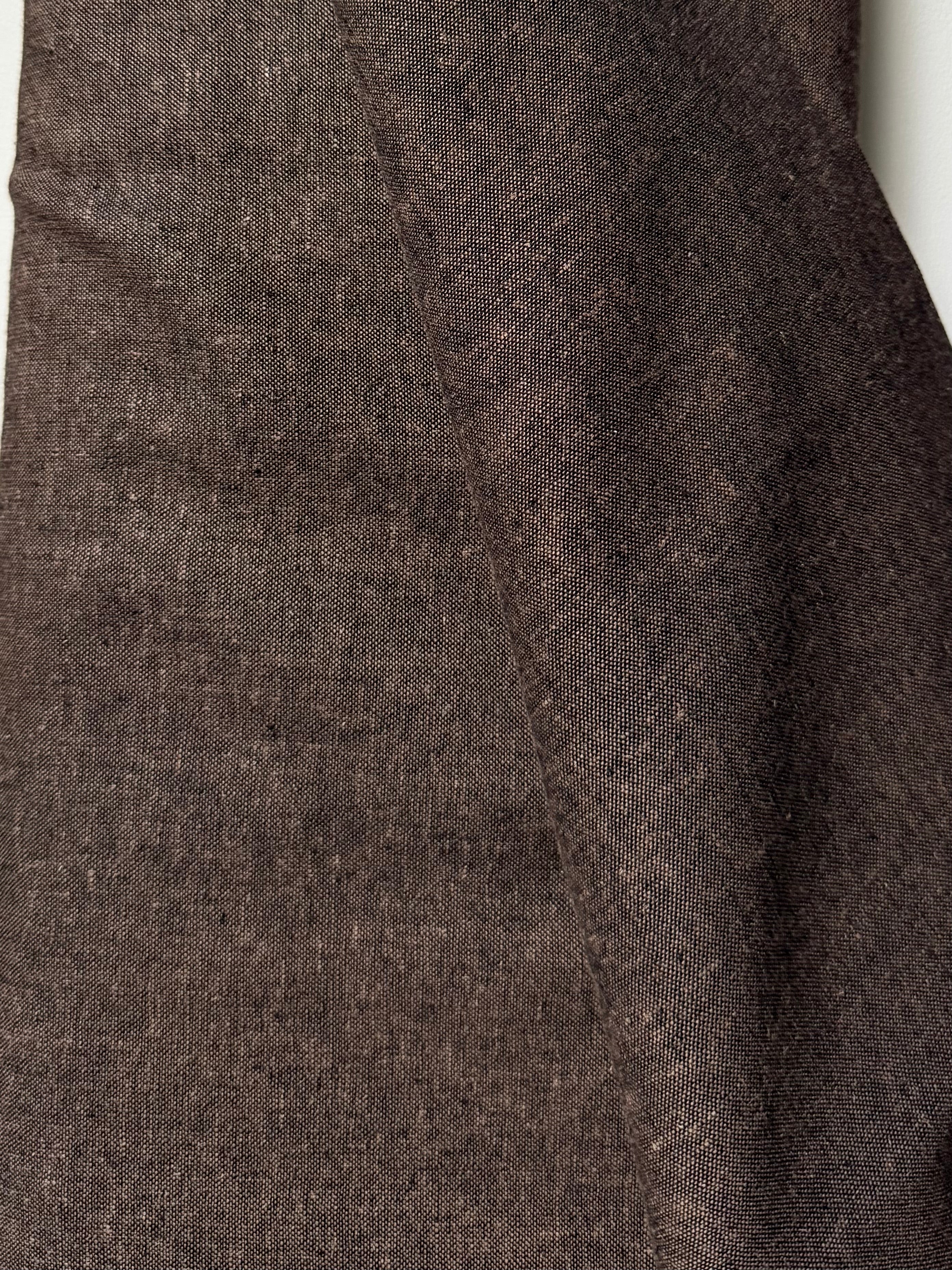 Brussels Washer Yarn Dye- Linen Rayon Blend- Dark Brown “Espresso