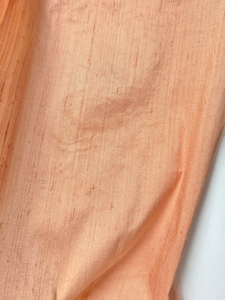 Peach #050 Silk Dupioni- Spechler Vogel- 45” Wide (819)