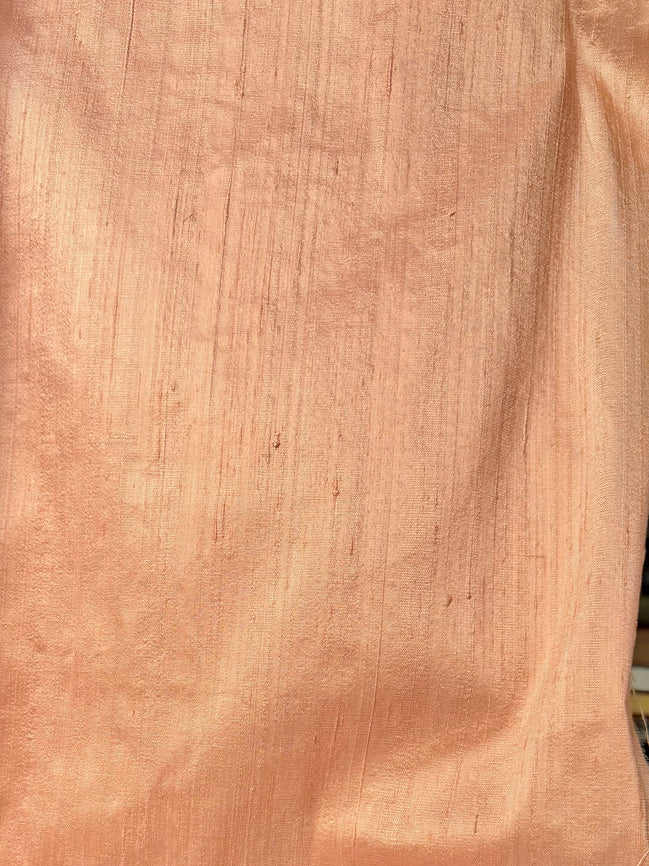 Peach #050 Silk Dupioni- Spechler Vogel- 45” Wide (819)