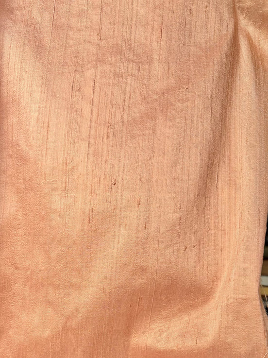 Peach #050 Silk Dupioni- Spechler Vogel- 45” Wide (819)
