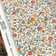 Colorful Floral Print Cotton Fabric - “Small & Sweet