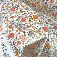 Colorful Floral Print Cotton Fabric - “Small & Sweet