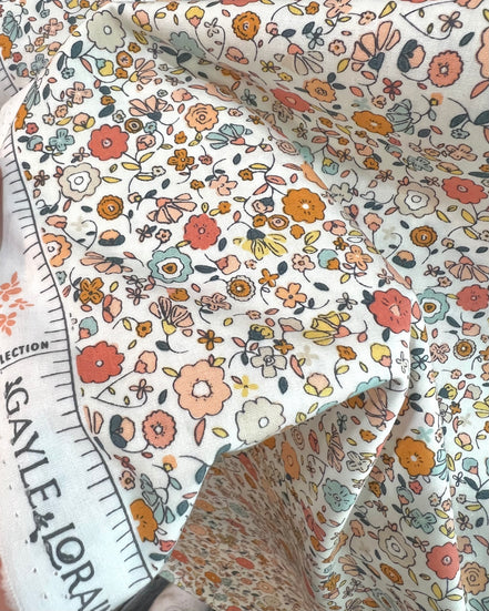 Colorful Floral Print Cotton Fabric - “Small & Sweet"- Art Gallery- Gayle Loraine Collection