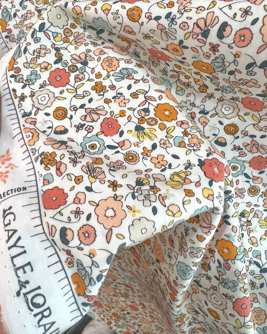 Colorful Floral Print Cotton Fabric - “Small & Sweet"- Art Gallery- Gayle Loraine Collection