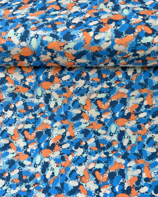 Colorful Abstract Critters Print Cotton Fabric- “Freaky Fusion"- Art Gallery Monsterville