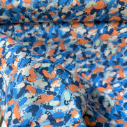Colorful Abstract Critters Print Cotton Fabric- “Freaky Fusion