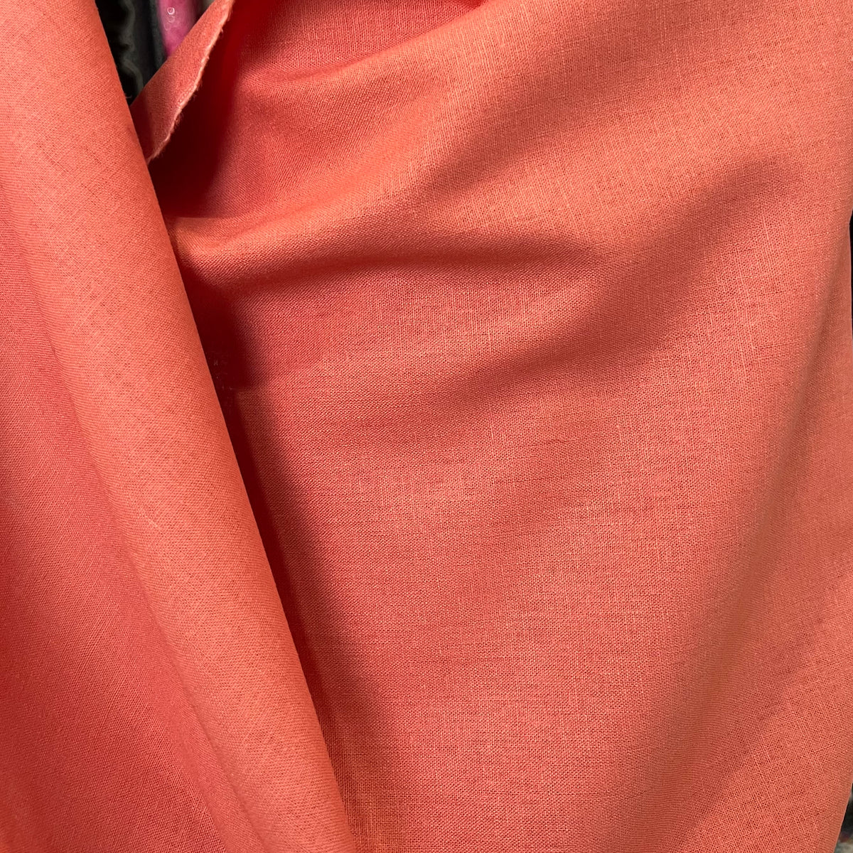 Pink Clay Brussels Washer Linen- Rayon Blend Fabric- 52