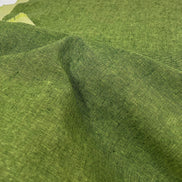 Green Essex Yarn Dyed- Linen- Cotton Blend- 