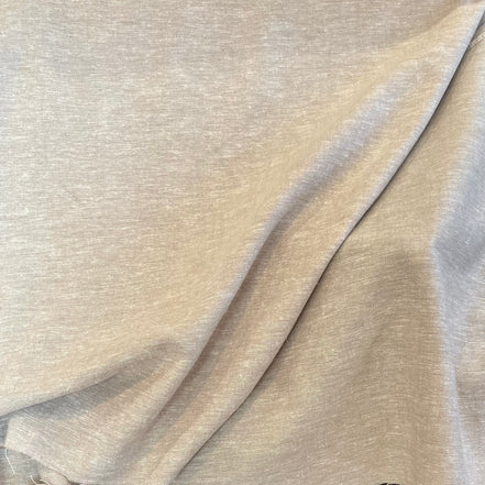 Brussels Washer Yarn Dye- Linen Rayon Blend- Light Beige "Flax"- 52" Wide