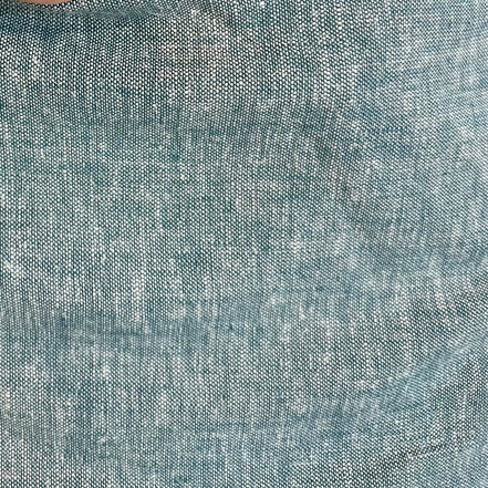 Brussels Washer Yarn Dye- Linen Rayon Blend- Blue "Rain"- 52" Wide