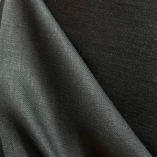 Waterford Linen- "Black" 100% Linen- 55" Wide
