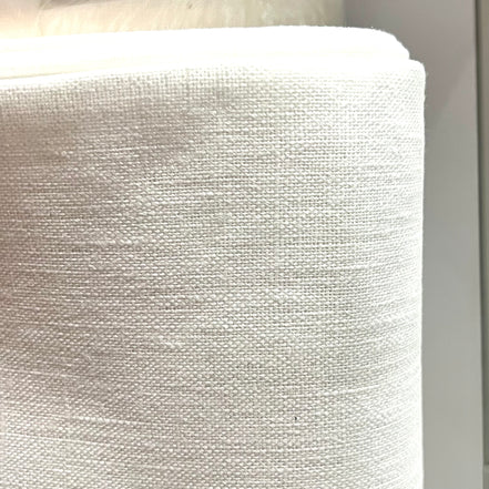 Waterford Linen- "White" 100% Linen- 55" Wide