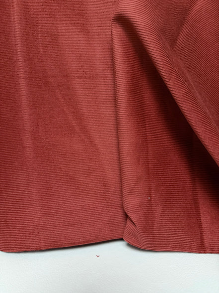 Cotton Corduroy 14 Wale- "Rust"- 57” Wide Fabric