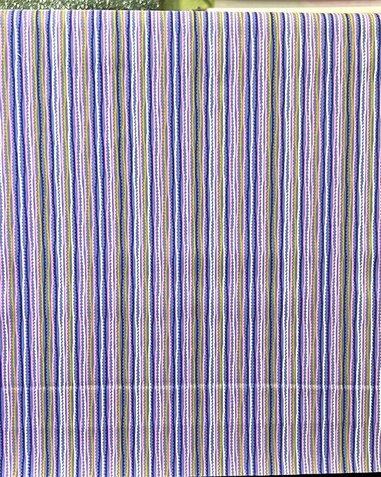 Purple, Pink Stripes Cotton Fabric- “Untangled Strings"- Art Gallery Oh, Meow