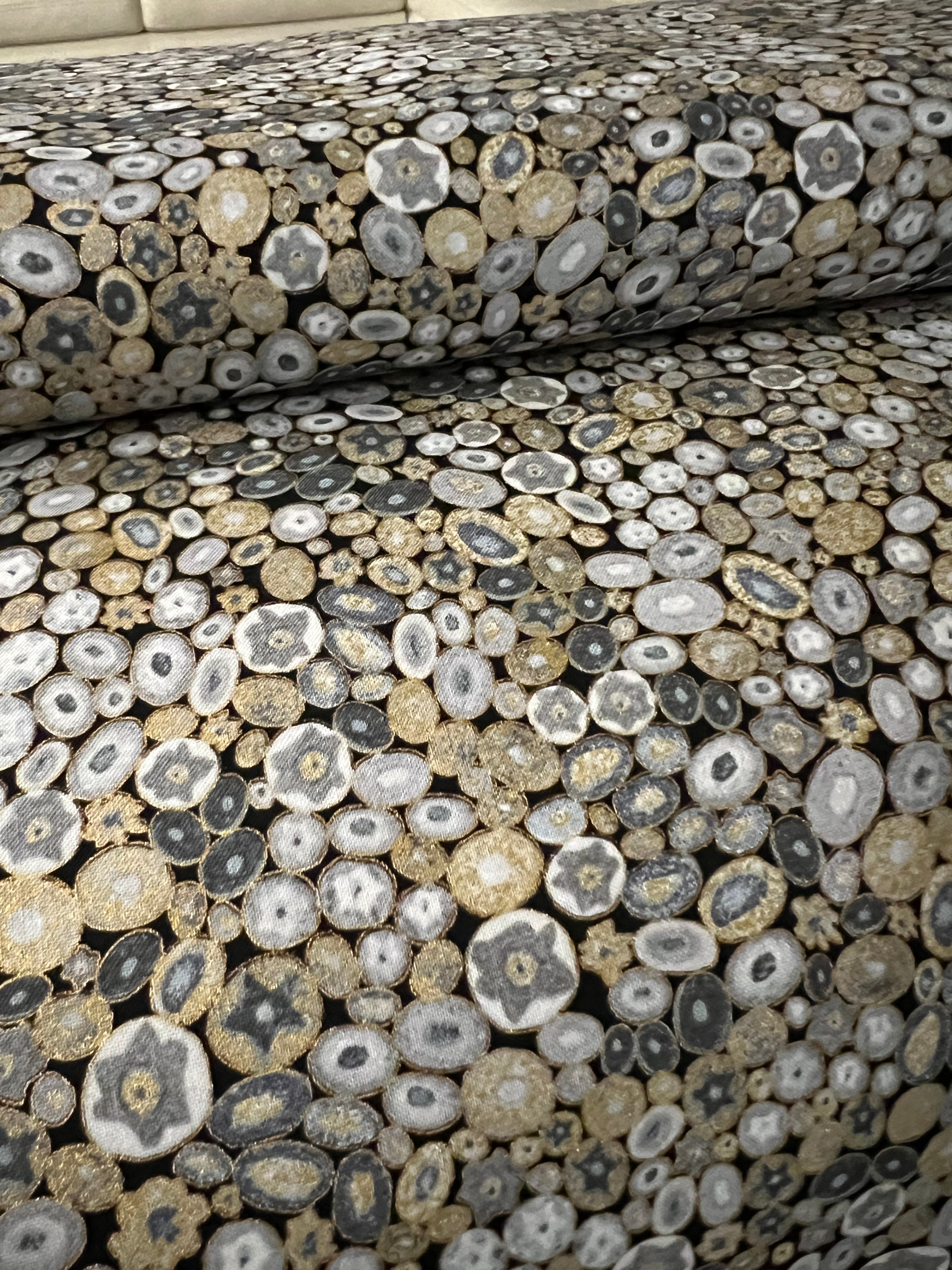 Gustav Klimt “Grey”- Print on Cotton Fabric- 44