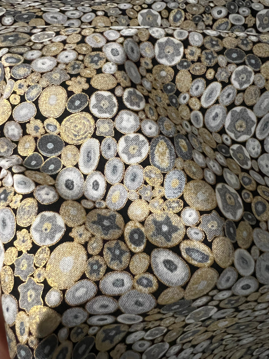 Gustav Klimt “Grey”- Print on Cotton Fabric- 44" (SRKM-17183)