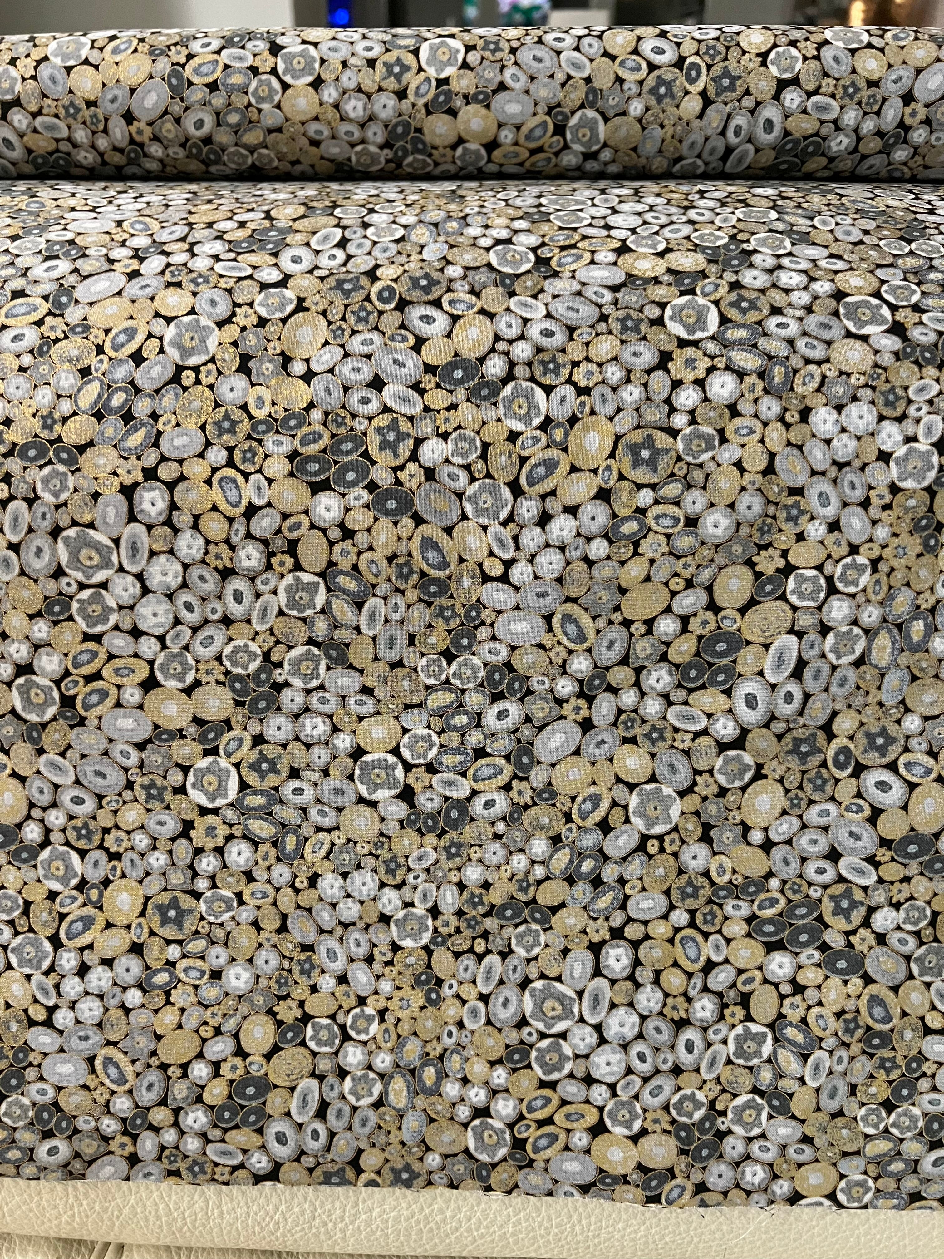 Gustav Klimt “Grey”- Print on Cotton Fabric- 44