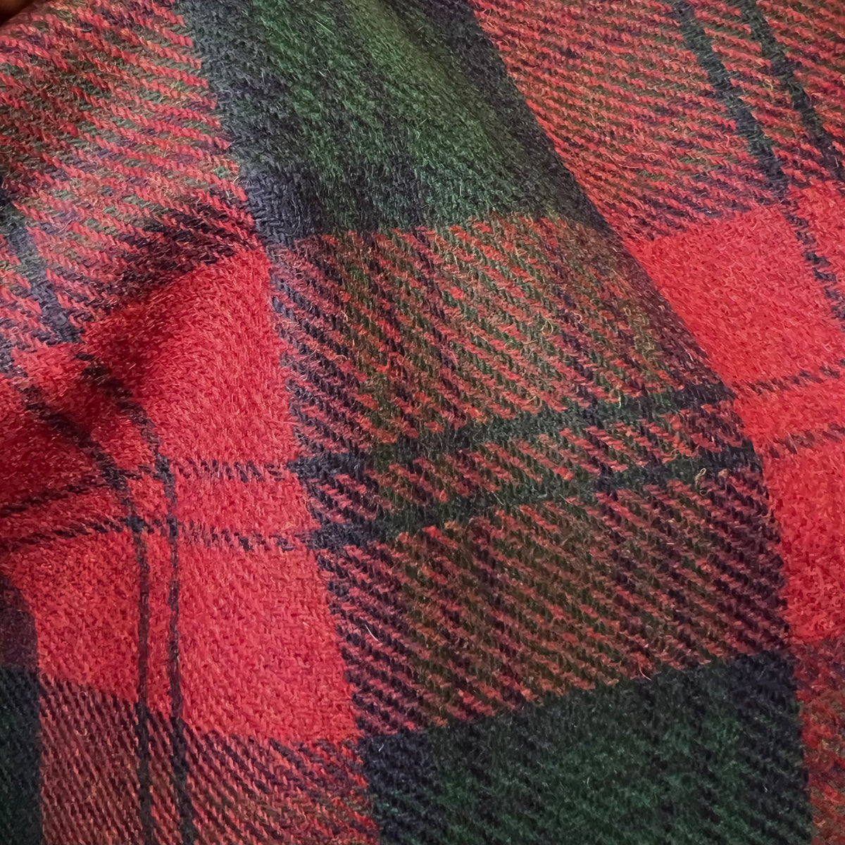 Red, Green Plaid Wool- “Loganberry”- Merchant & Mills- 60” Wide