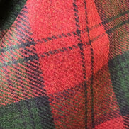 Red, Green Plaid Wool- “Loganberry”- Merchant & Mills- 60” Wide