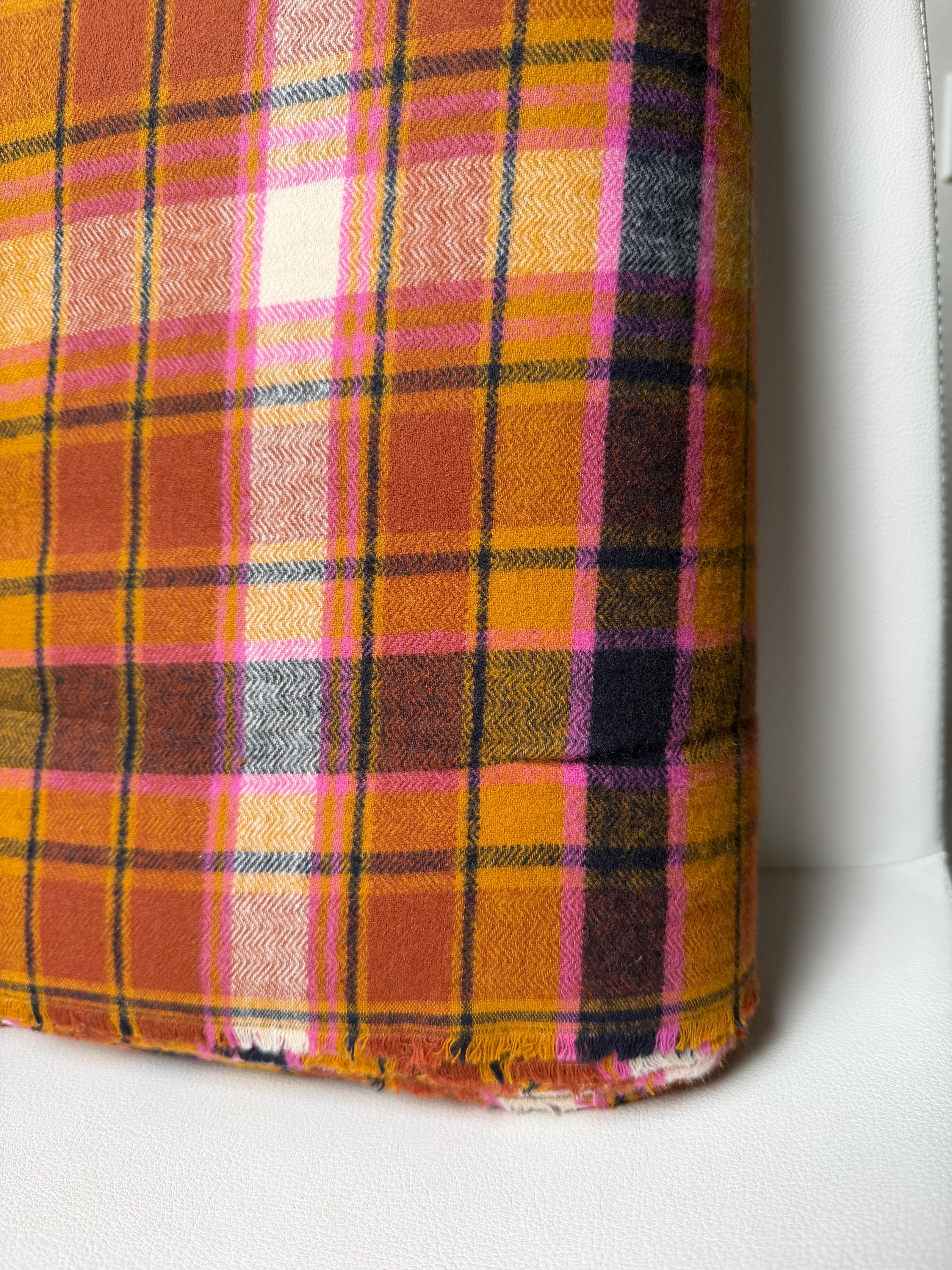 Chevron Plaid Toffee- Highlands Flannel- Art Gallery AGF- Yarn Dyed Cotton- 44” Wide