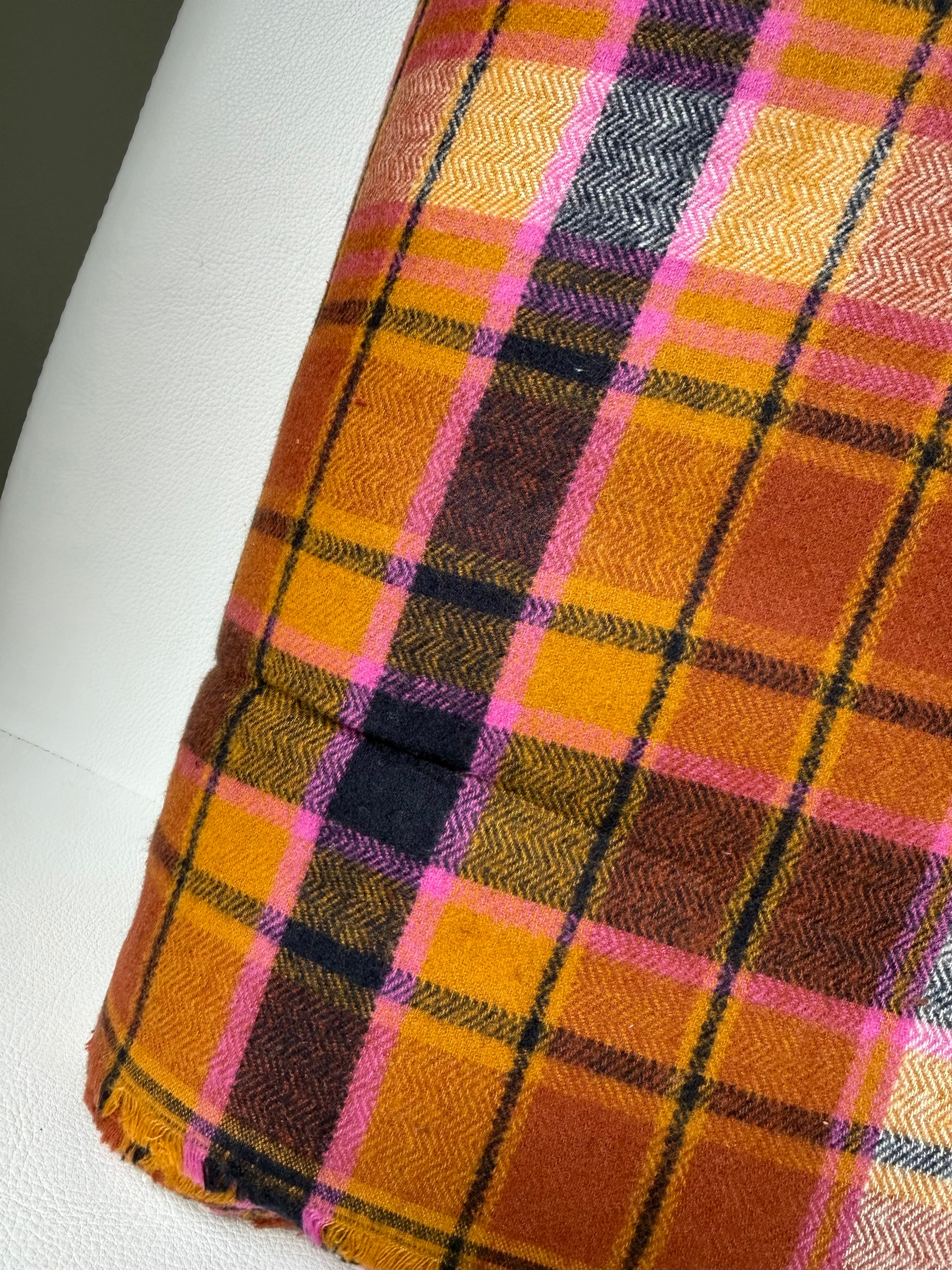 Chevron Plaid Toffee- Highlands Flannel- Art Gallery AGF- Yarn Dyed Cotton- 44” Wide