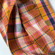 Chevron Plaid Toffee- Highlands Flannel- Art Gallery AGF- Yarn Dyed Cotton- 44” Wide