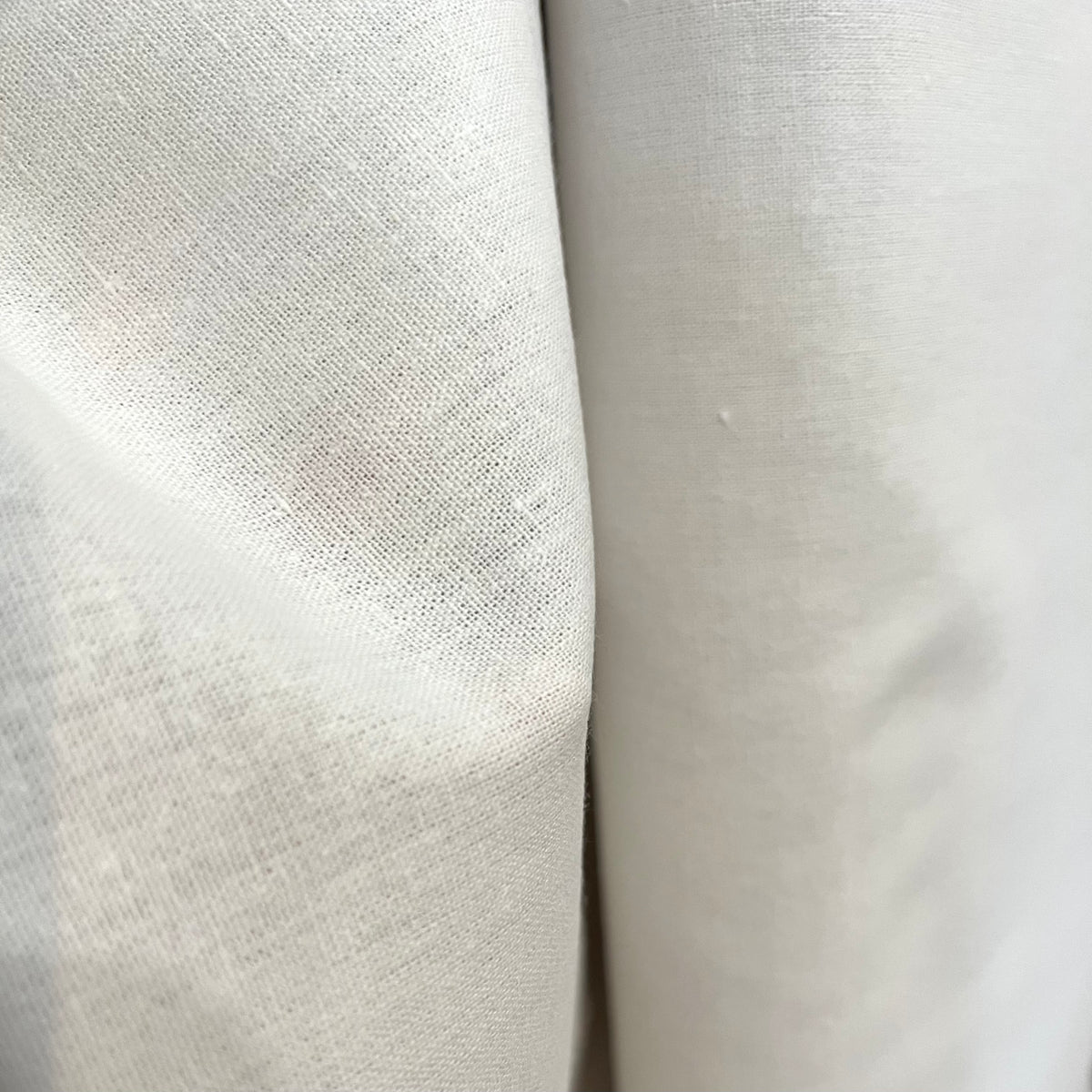 White Essex Linen- Cotton Blend CANVAS Fabric- 44