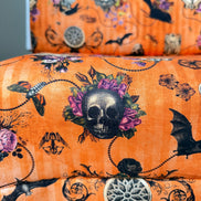 Bats, Crows, Skulls- “Dreadful Delights Pumpkin