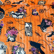 Bats, Crows, Skulls- “Dreadful Delights Pumpkin