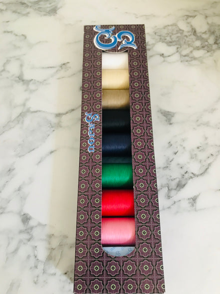 Sajou Selection Box- 8 Spools GLOVING THREAD