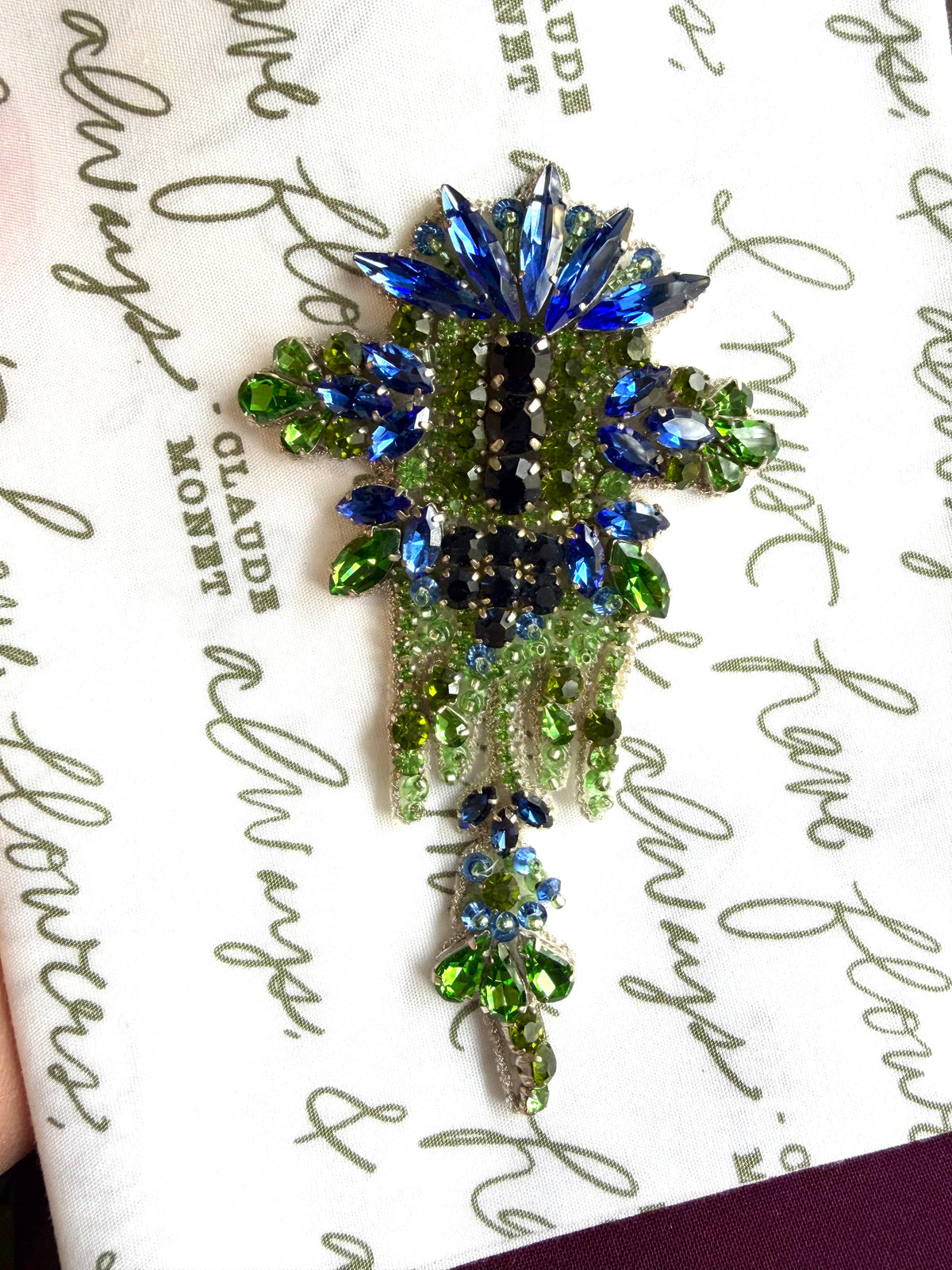 Crystal Applique- 11cm x 6cm- Single