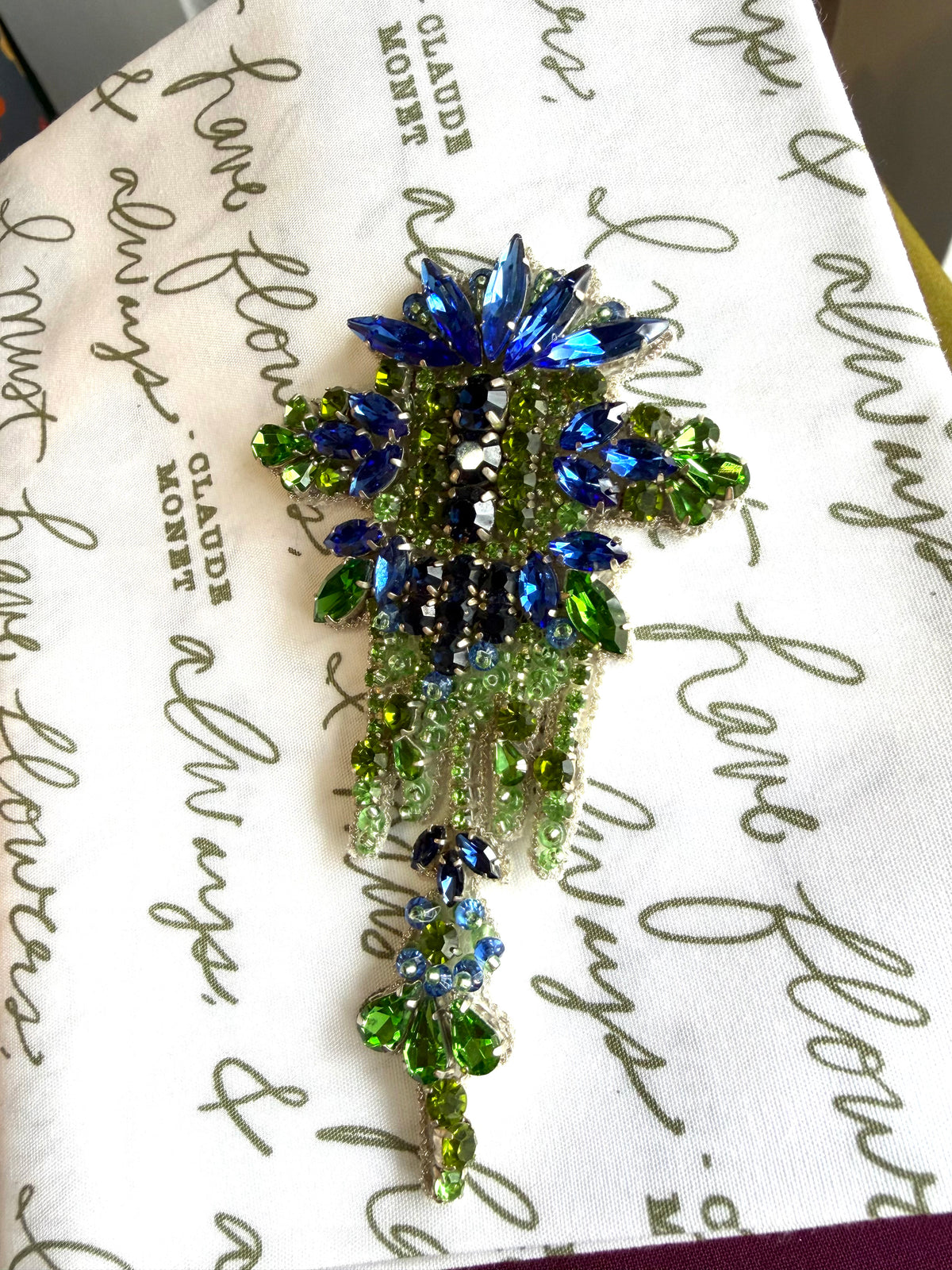 Crystal Applique- 11cm x 6cm- Single