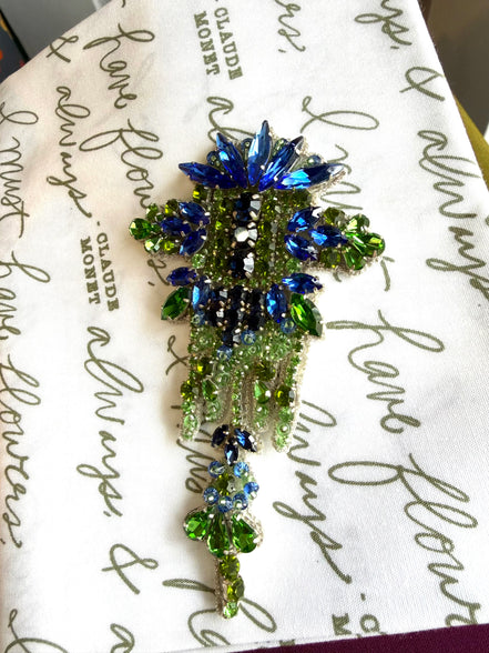 Crystal Applique- 11cm x 6cm- Single