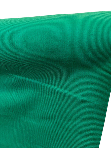 Green “Kelly" 21 Wale Cotton Corduroy- 57” Wide