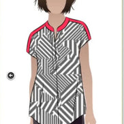 Maggie Shirt- Style Arc Paper Pattern- Sizes 4-16, 18-30