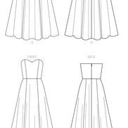 McCall's Sewing Pattern Misses' Dresses- M7718- (6-8-10-12-14), (14-16-18-20-22)