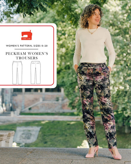 Peckham Trousers Paper Pattern- Liesl + Co.