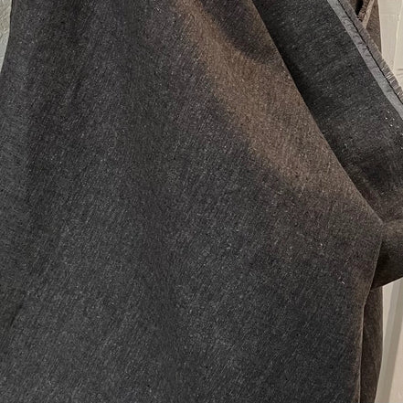 Hemptex Chambray- Hemp- Cotton Blend- Black- 53" Wide