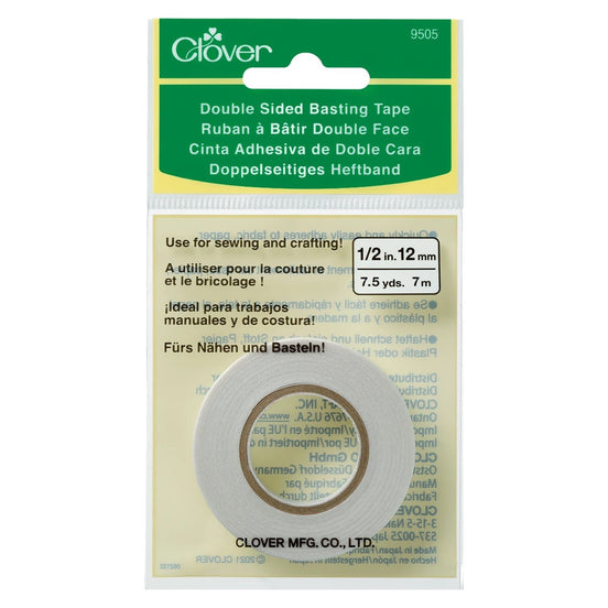 Clover Double Sided Basting Tape 1/2"- 9505