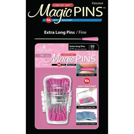 Magic PINS- Extra Long Pins- FINE- 2-1/4” (50 or 100 Count)- Taylor Seville