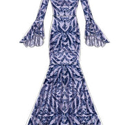McCall's Sewing Pattern Misses' Column and Trumpet Dresses with Bodice and Sleeve Variations- M7569- 6-8-10-12-14